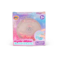Fidget spinner à paillettes liquides