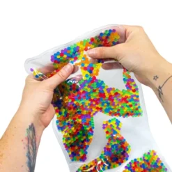 Fidget tapis gel billes de couleurs