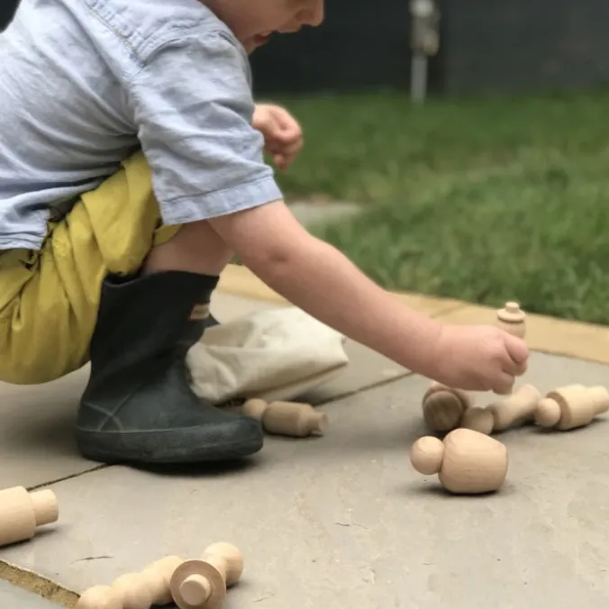 Figurines en bois