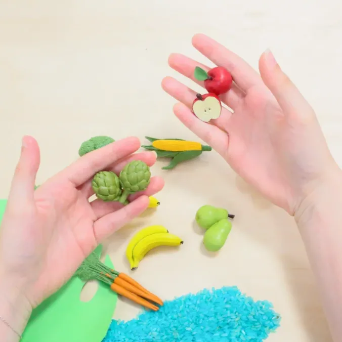 Figurines fruits et legumes