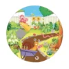 Fond plateau de jeu avec couvercle - jardin