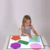 Formes de mélange de couleurs géantes
