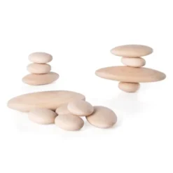 Galets en bois par 20