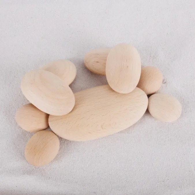 Galets en bois par 20