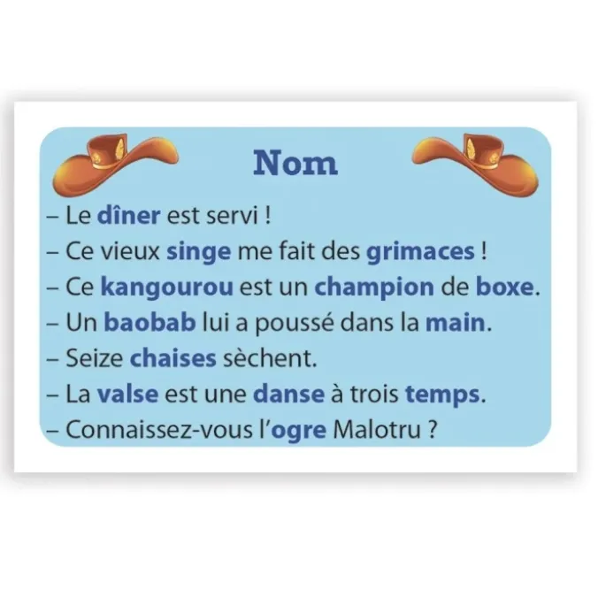 Grammi Cat's 1 - classes grammaticales