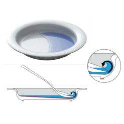 Grande assiette fond incliné 27 cm