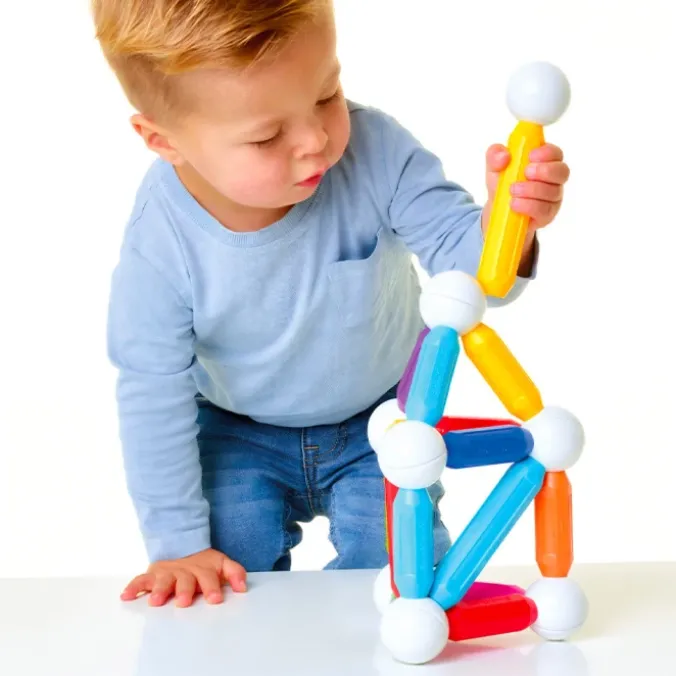 Jeu de construction magnétique - 42 pièces