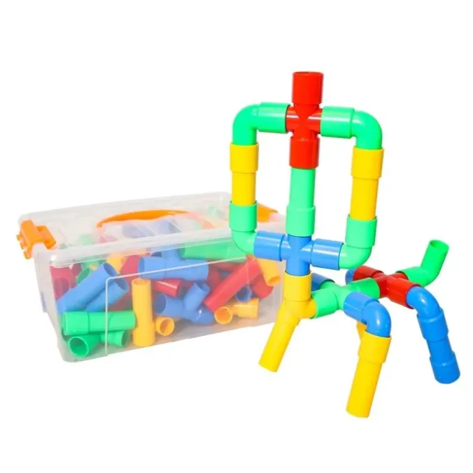 Jeu de construction tubes