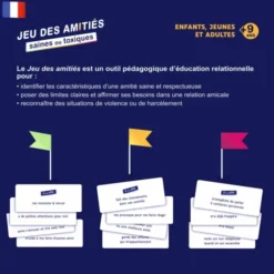 Jeu des amitiés saines ou toxiques
