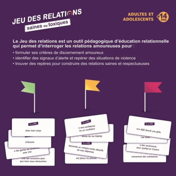 Jeu des relations saines ou toxiques