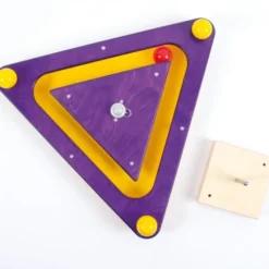 Jeu mural triangle - violet