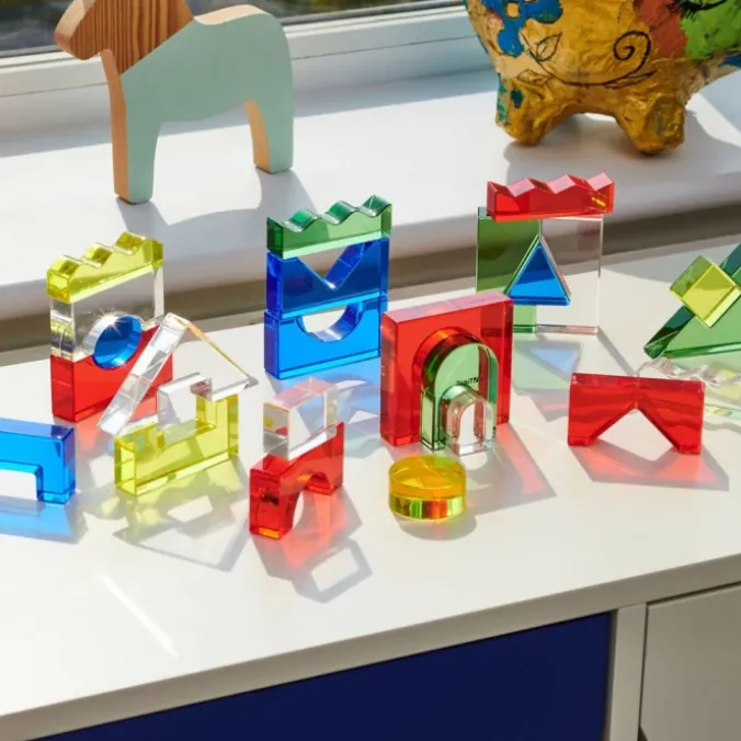 Kit cubes acryliques colorés