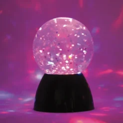 Lampe boule paillettes