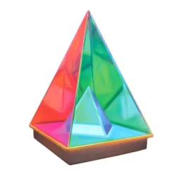Lampe prismatique 3D - Pyramide