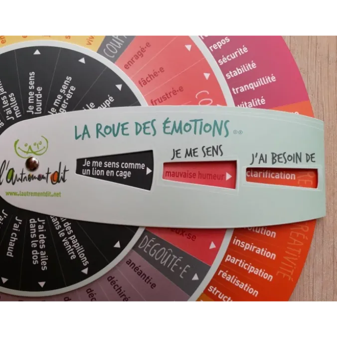 La roue des émotions - Version adulte - Format poche