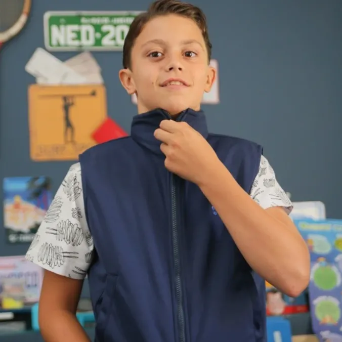 Le gilet sans manche lesté