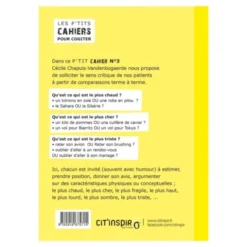 Les p'tits cahiers pour cogiter - n°3 comparons