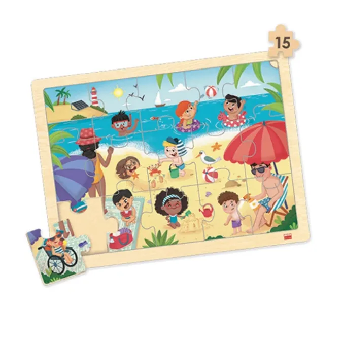 Lot de 4 puzzles les quatre saisons et un monde durable