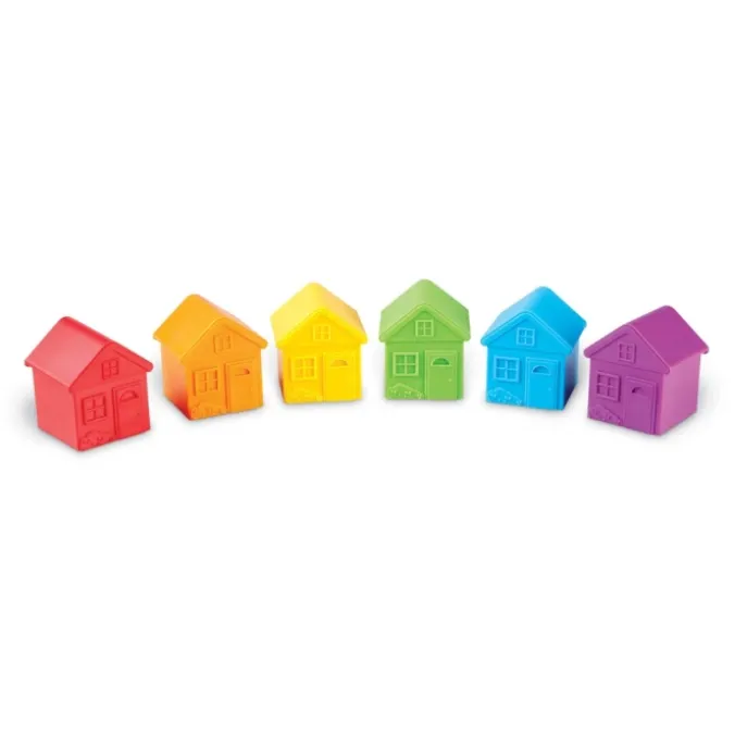 Maisons colorées : classement et tri