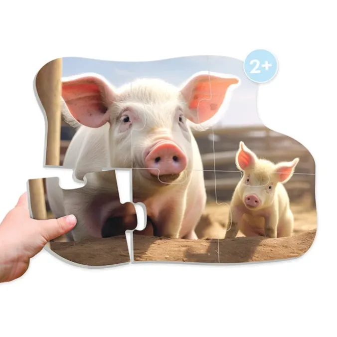 Maxi-puzzles les animaux et leurs petits