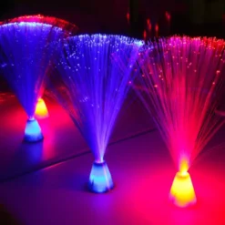 Mini-lampes fibres optiques par 4