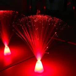 Mini-lampes fibres optiques par 4