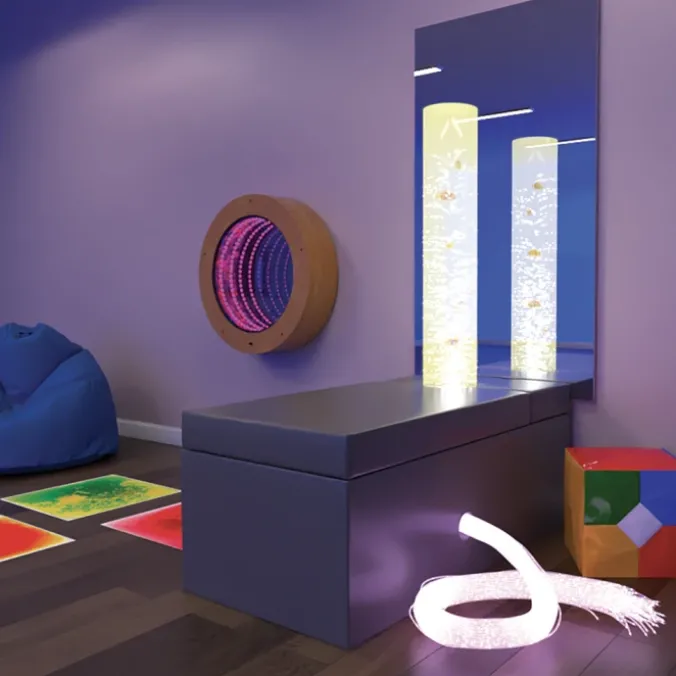 Miroir infini avec télécommande