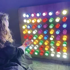 Panneau mural bâtonnets lumineux