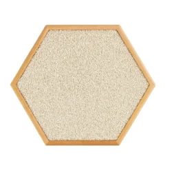 Panneau sensoriel hexagonal - orge blanc