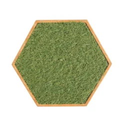 Panneau sensoriel hexagonal - herbe douce
