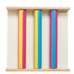 Panneau sensoriel visuel - Panneaux rouleaux multicolores