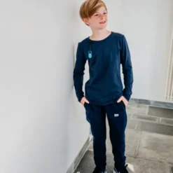Pantalon Air Slim enfant - Bleu