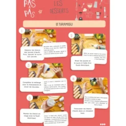 Pas à pas les recettes : les desserts