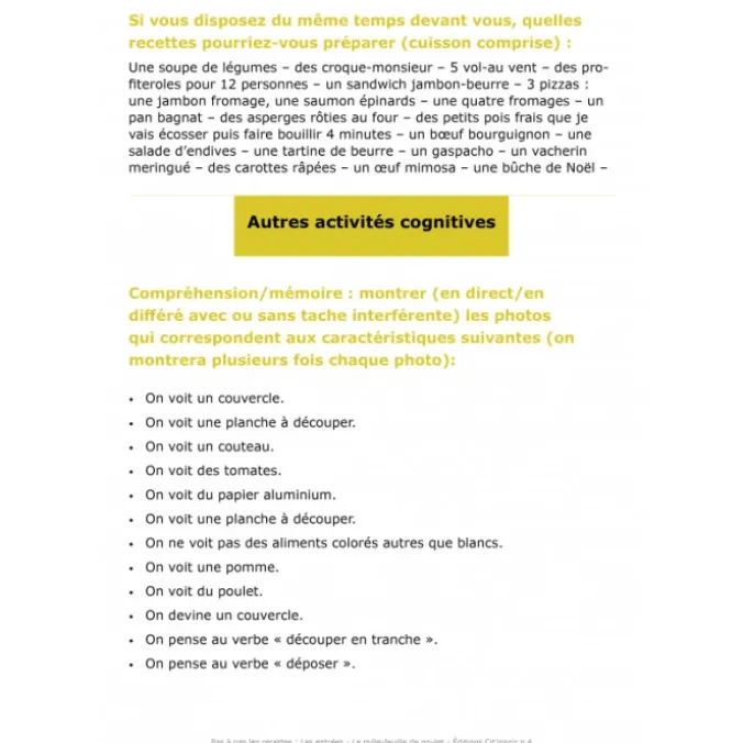 Pas à pas les recettes : les entrées