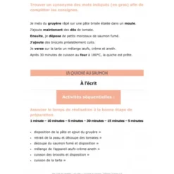 Pas à pas les recettes : les plats