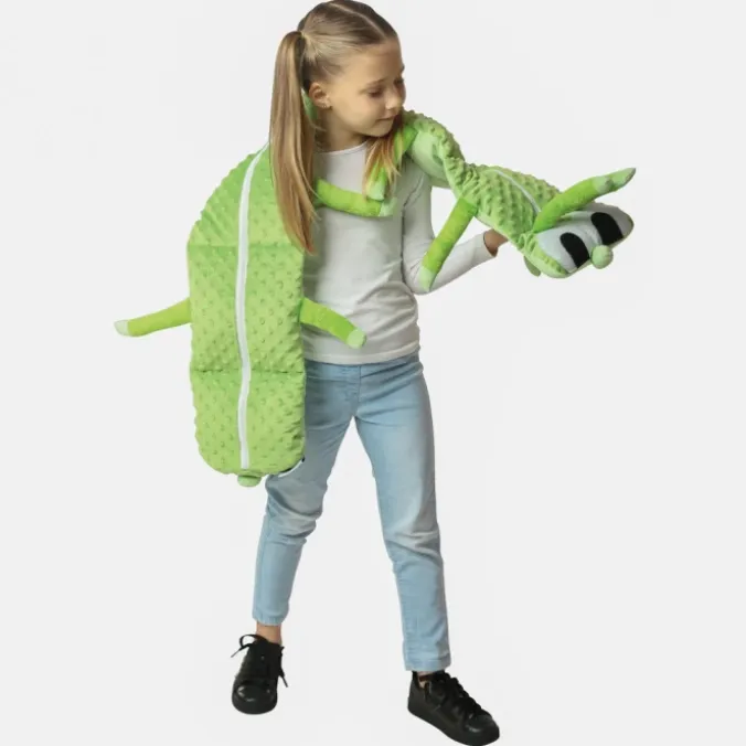 Peluche mille-pattes lestée