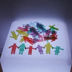 Personnages silicone colorés