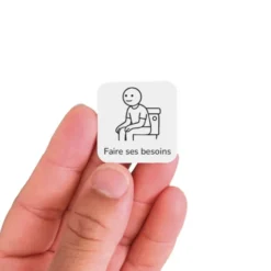18 pictogrammes - Aller aux toilettes - Style épuré