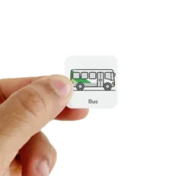 18 pictogrammes - Moyens de transport-kawaii
