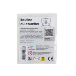 18 pictogrammes - Routine du coucher - Style épuré