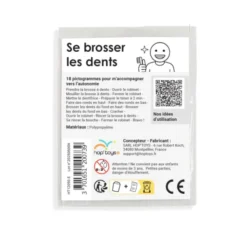 18 Pictogrammes - Se brosser les dents - Style épuré