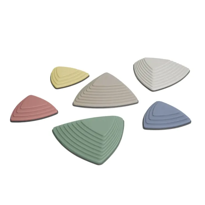 Pierres de rivières couleurs nordiques par 5