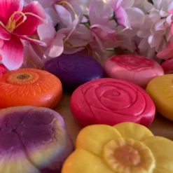 Pierres fleurs sensorielles x 8