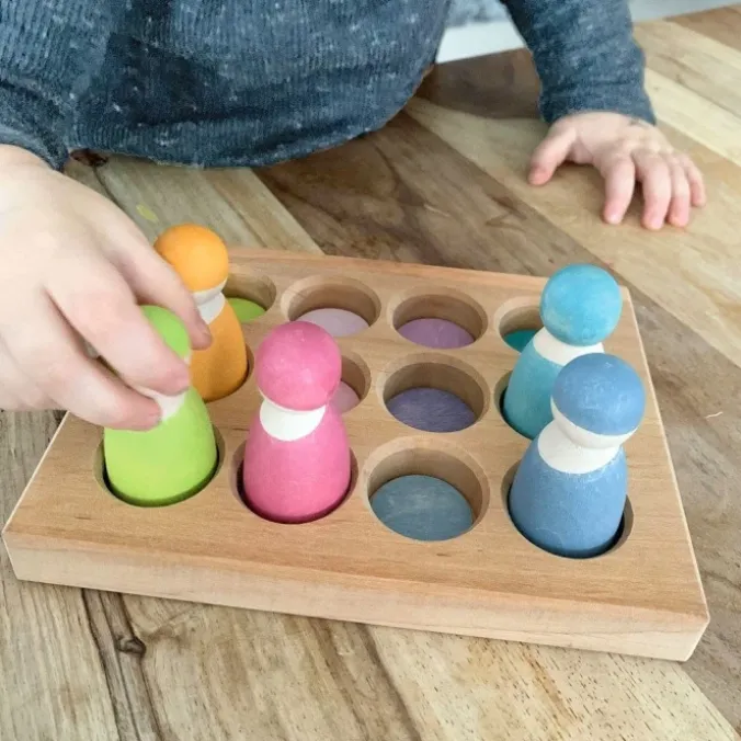 Plateau encastrement boules - pastel