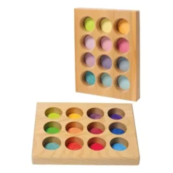 Plateau encastrement boules - pastel