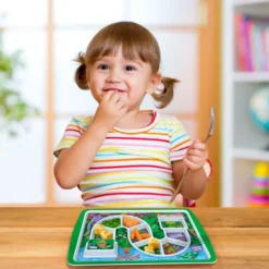 Plateau pour enfant Dinner Winner - Dinosaure