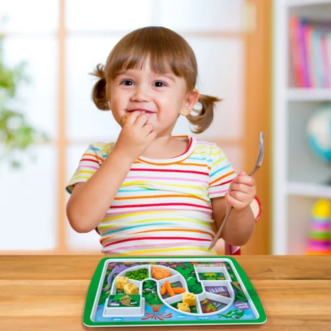 Plateau pour enfant Dinner Winner - Dinosaure