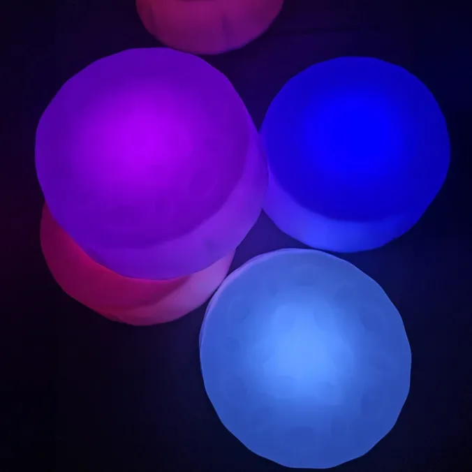 Pods d'équilibre LED ronds - lot de 5