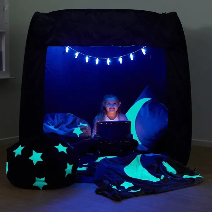 Pop-up espace sensoriel noir