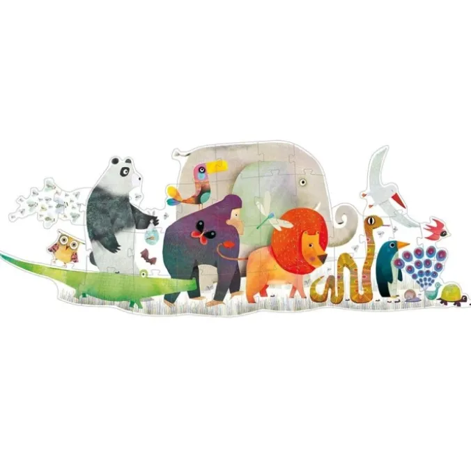 Puzzle animaux géant 36 pièces